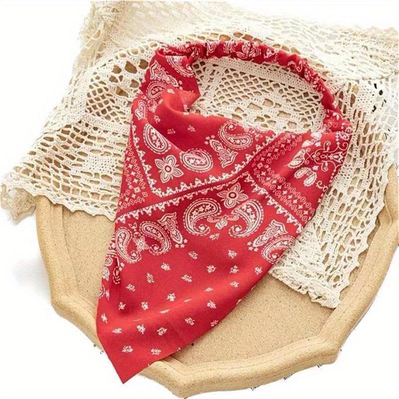 Paisley Printing Hair Scarf Vintage Bandanas Hairband