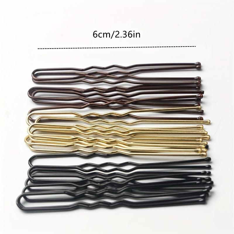 U-shaped Hairpin Metal Hair Pin Side Hairpin Hair Styling Accessories