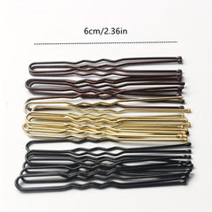 U-shaped Hairpin Metal Hair Pin Side Hairpin Hair Styling Accessories