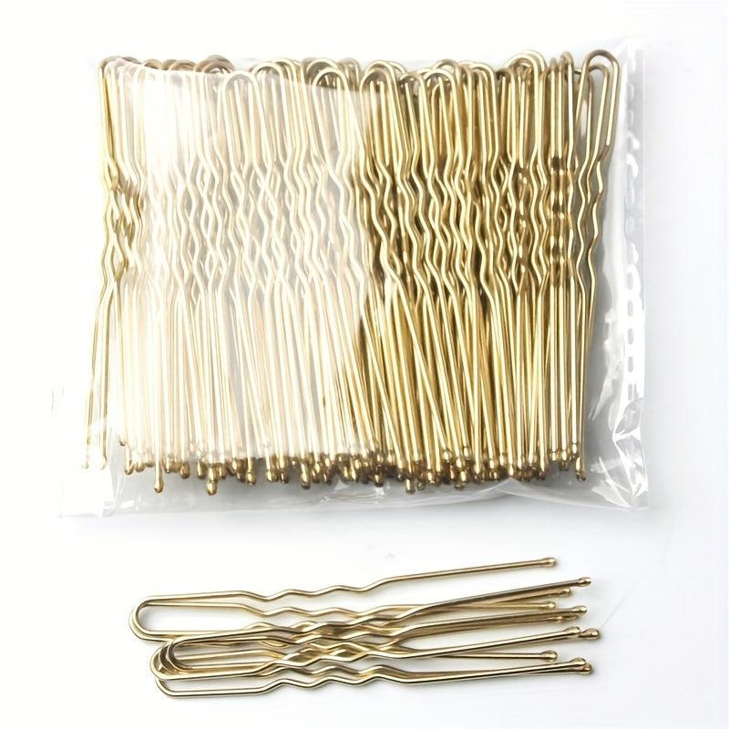 U-shaped Hairpin Metal Hair Pin Side Hairpin Hair Styling Accessories