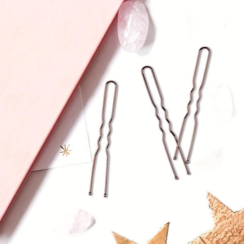 U-shaped Hairpin Metal Hair Pin Side Hairpin Hair Styling Accessories