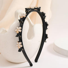 Golden Crystal Snowflake Hair Band