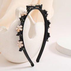 Golden Crystal Snowflake Hair Band