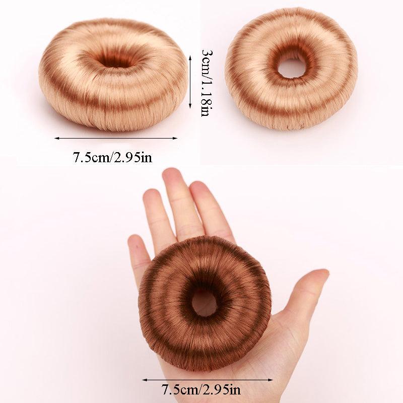 Synthetic Wig Donut Roller Hair Bun Holder Hair Styling For Bun