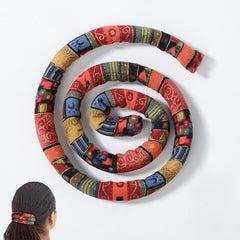 Colorful Spiral Lock Hair Tie Dreadlock Accessory