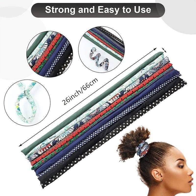Colorful Spiral Lock Hair Tie Dreadlock Accessory