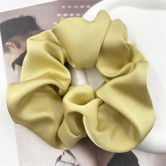 Soft Satin Hair Scrunchies Ponytails Holder Elastic Hair Bands Hair Accessories