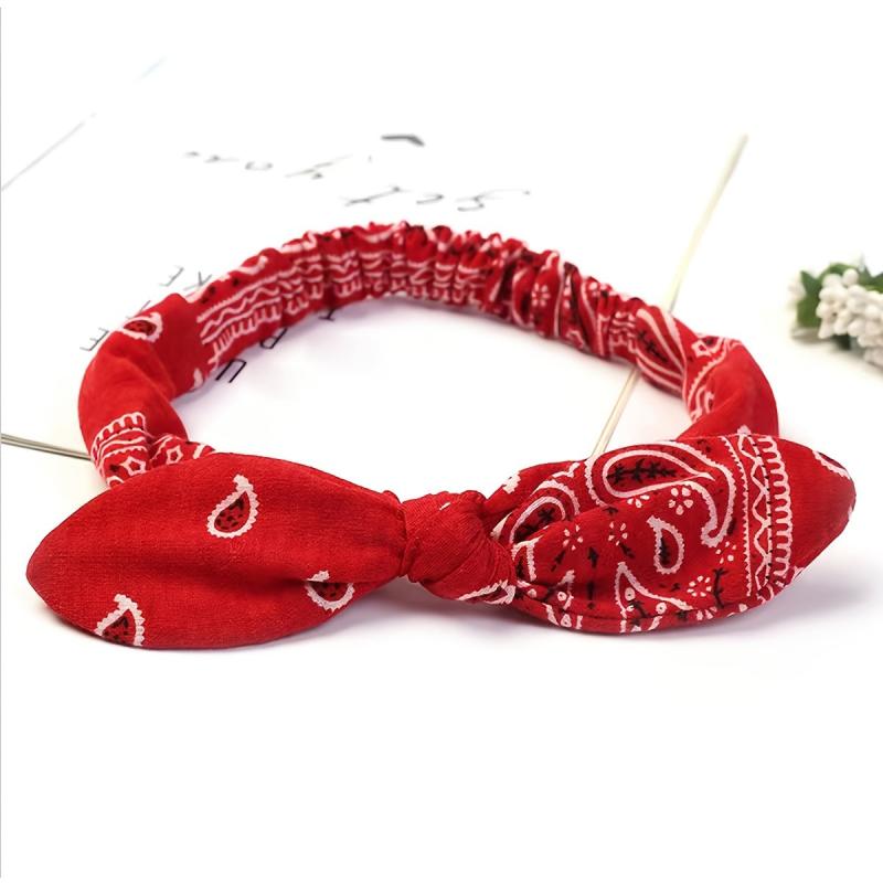 Boho Turban Headband for Women Non Slip Workout Sweatband