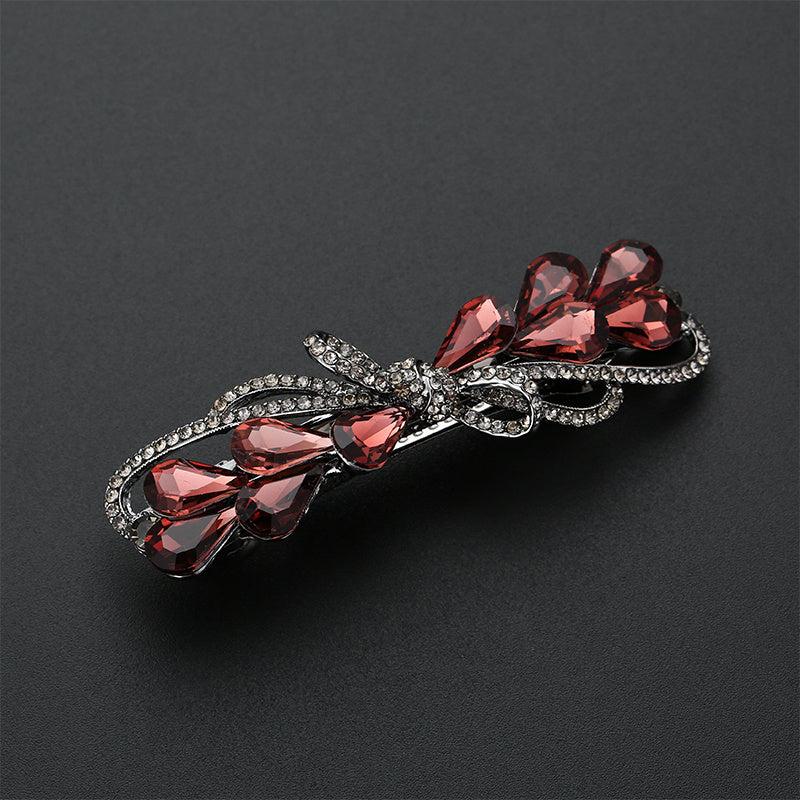 Colorful Crystal Hair Clip Retro Barrette Hairpin Hair Accessories