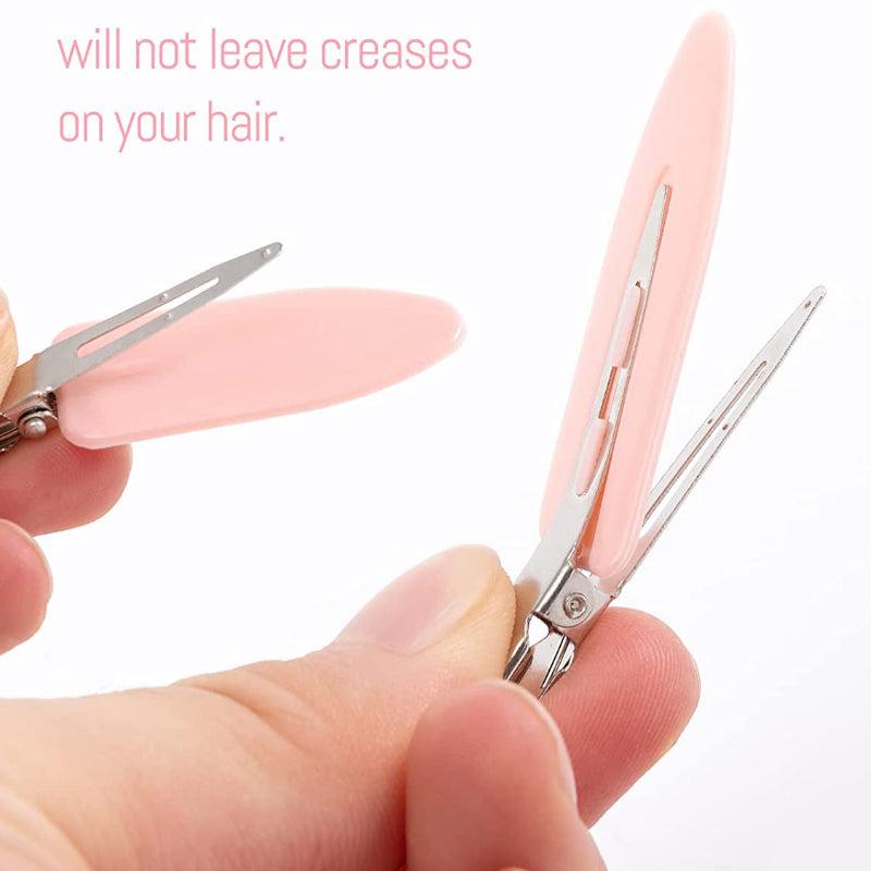 8pcs No Bend Hair Clips No Crease Styling Barrettes for Salon Hairstyle