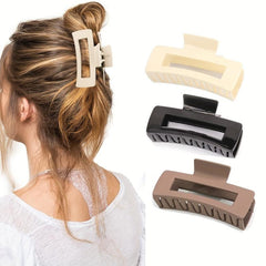 3pcs Plastic Hair Rollers Clips Non-slip Hair Clip for Women
