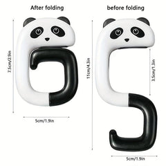 Cute Animal Adhesive Hooks for Coats, Hats, Towels - Set of 4