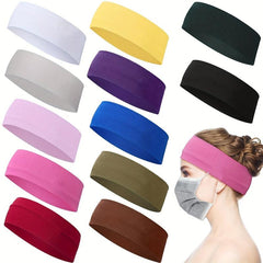 Elastic Headband for Women Girls Sports Running Yoga Workout