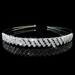 Rhinestone Wedding Headband Bridal Tiara Wedding Headpiece Bride Accessory