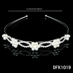 Rhinestone Wedding Headband Bridal Tiara Wedding Headpiece Bride Accessory