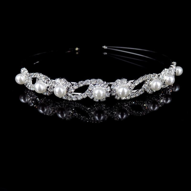 Rhinestone Wedding Headband Bridal Tiara Wedding Headpiece Bride Accessory
