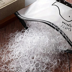 2000 PCS Small Elastic Hair Tie No Damage To Hair