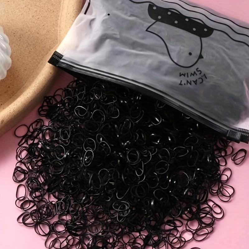 2000 PCS Small Elastic Hair Tie No Damage To Hair