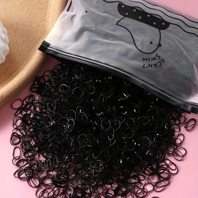 2000 PCS Small Elastic Hair Tie No Damage To Hair