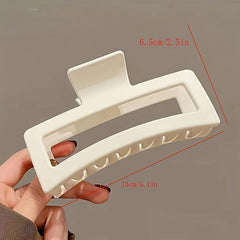 Matte Hair Claw Clip Strong Hold Grip Hair Jaw Clip