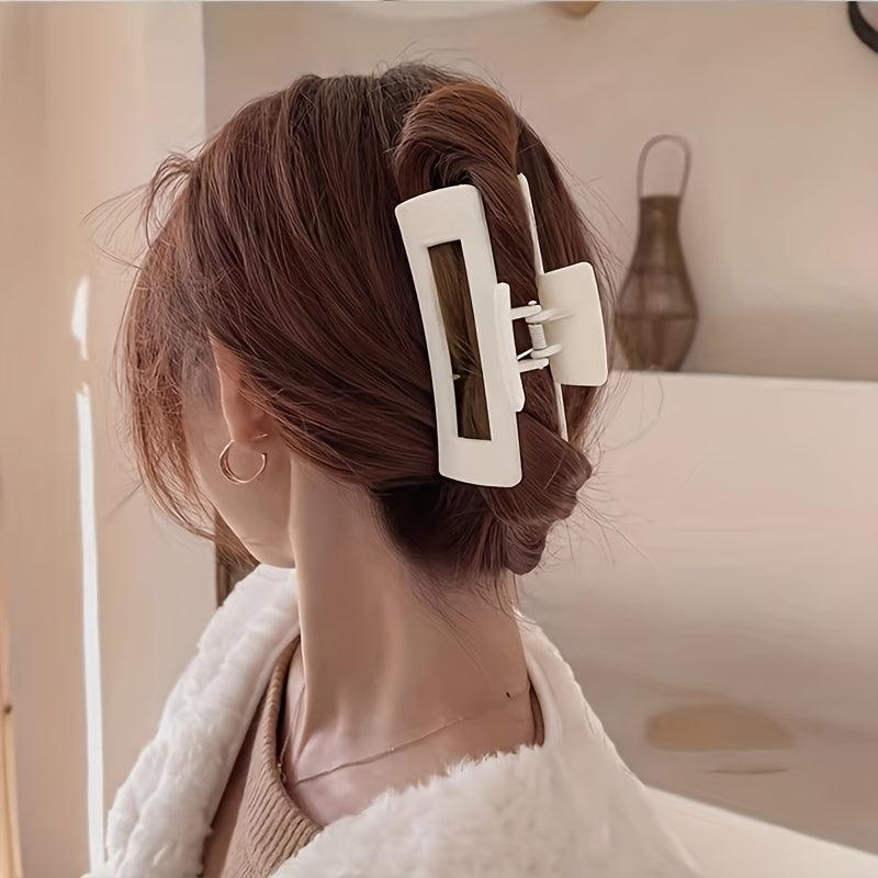 Matte Hair Claw Clip Strong Hold Grip Hair Jaw Clip