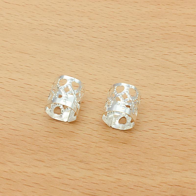 50pcs Dreadlocks Beads Hair Braid Rings Clips Metal Cuffs Jewelry