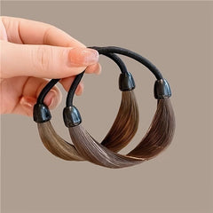 Faux Wig Hair Elastic Rope Hair Bands Hair Ties Hair Elastics