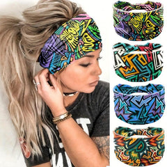 Bohemian Headband High Elasticity Women's Sports Yoga Headband