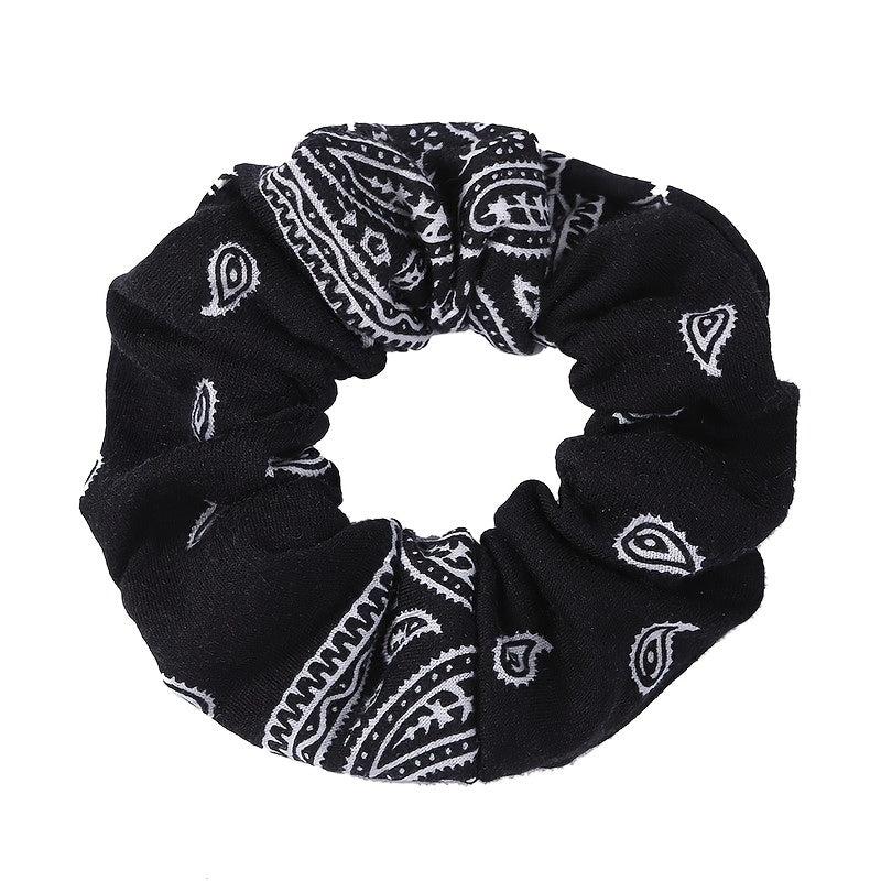 6pcs Paisley Boho Hair Scrunchies for Women Girls