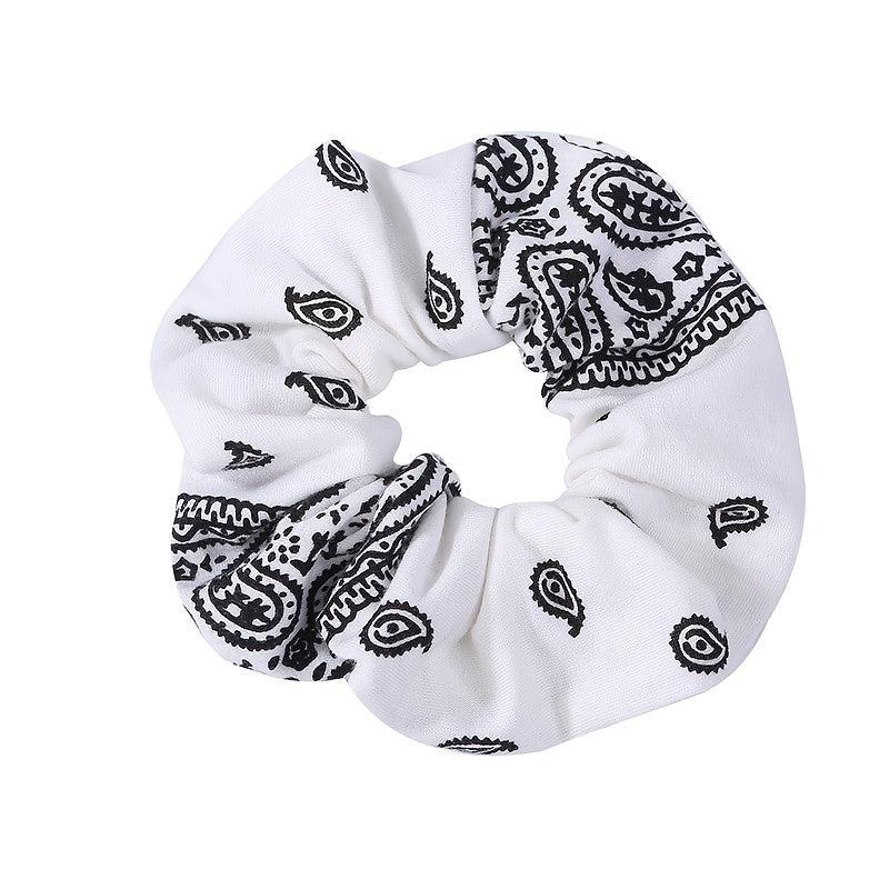 6pcs Paisley Boho Hair Scrunchies for Women Girls
