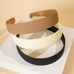 3pcs Non Slip Wide Headband Solid Hair Hoop Knot