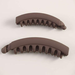 2pcs Banana Hair Clip Non Slip Hair Ponytail Clip Fine Hair Accessories