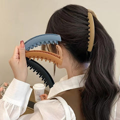 2pcs Banana Hair Clip Non Slip Hair Ponytail Clip Fine Hair Accessories