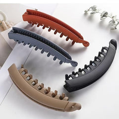 2pcs Banana Hair Clip Non Slip Hair Ponytail Clip Fine Hair Accessories