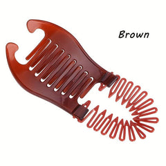 Frosted Hair Clip Banana Clip Side Hair Comb Styling Tool