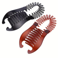 Frosted Hair Clip Banana Clip Side Hair Comb Styling Tool