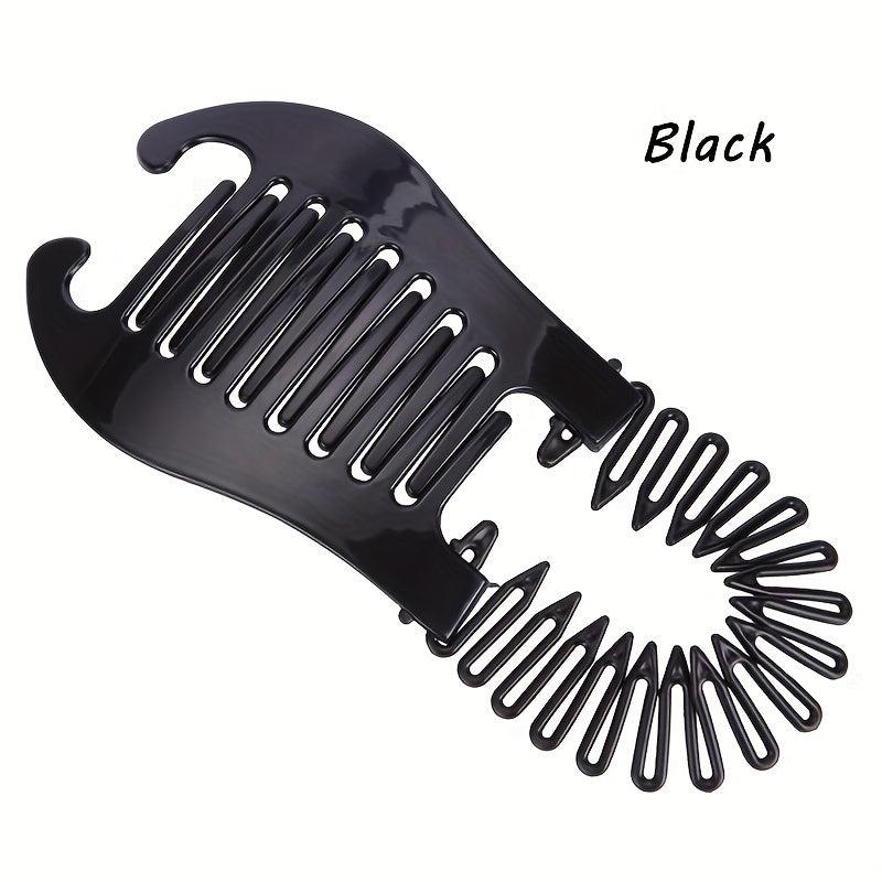 Frosted Hair Clip Banana Clip Side Hair Comb Styling Tool