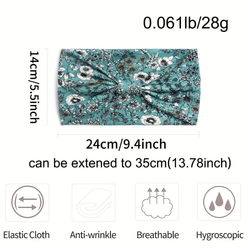 Boho Style Wide Knot Headband Sports Yoga Sweatband Hair Accessory