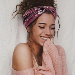 Boho Style Wide Knot Headband Sports Yoga Sweatband Hair Accessory