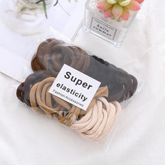 50 PCS Small Seamless Hair Bands Ponytail Holder