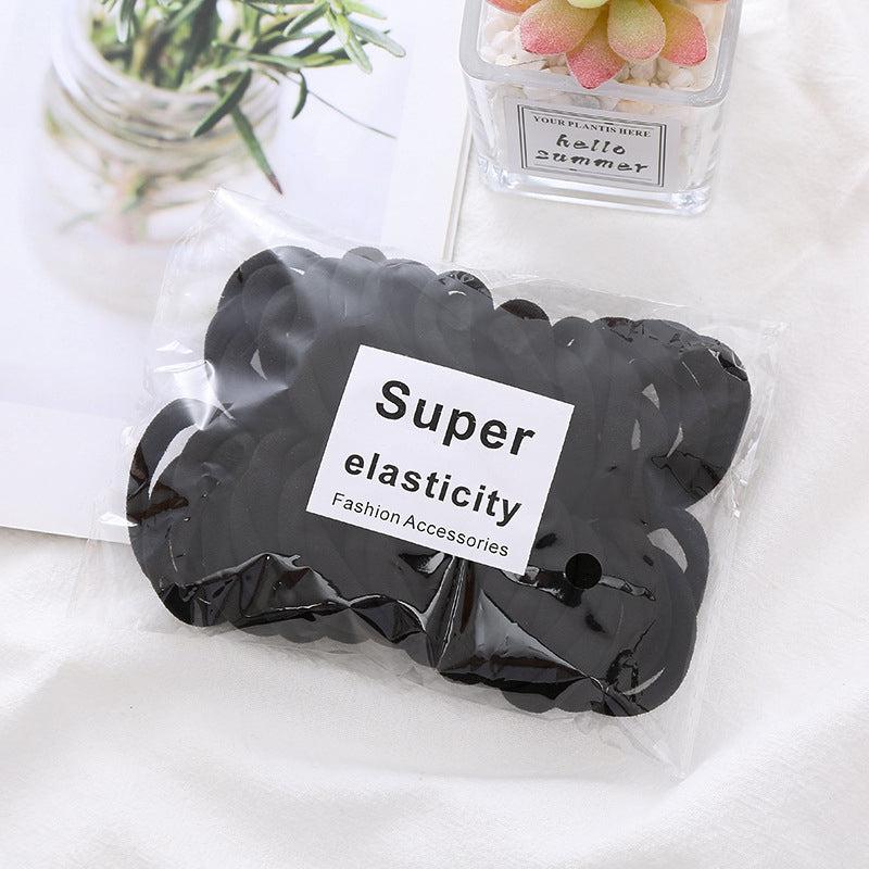50 PCS Small Seamless Hair Bands Ponytail Holder