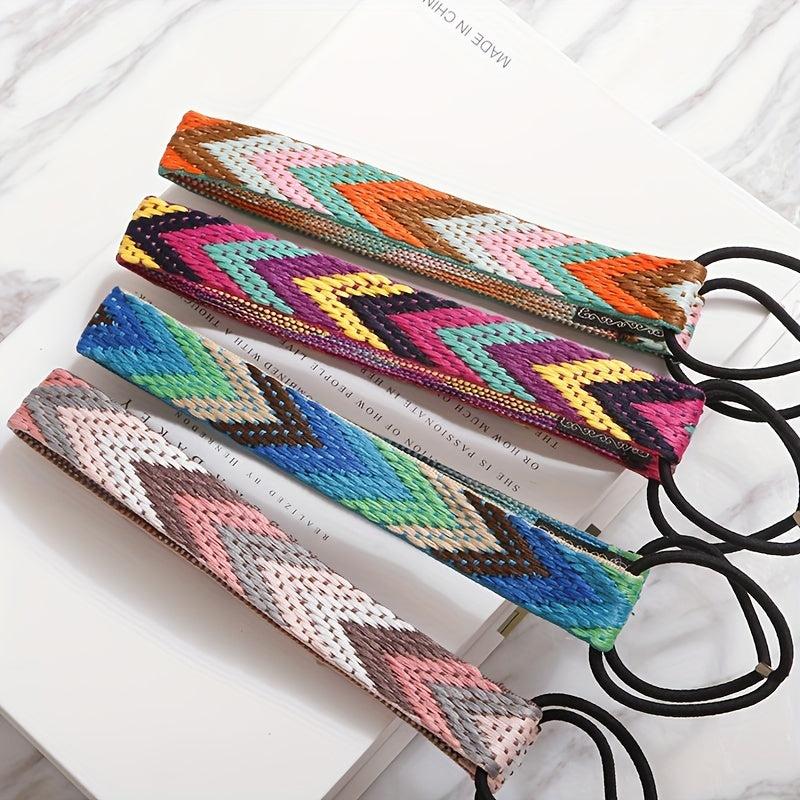Boho Style Hair Band Headwear Woven Headband
