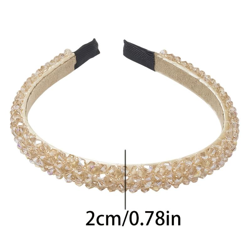 Crystal Beaded Headband Hair Accessories For Women