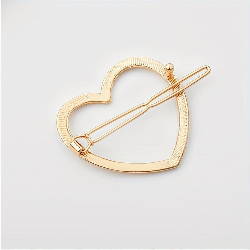 Heart Hair Clip For Side Hair Bangs Braids Girls Accessories