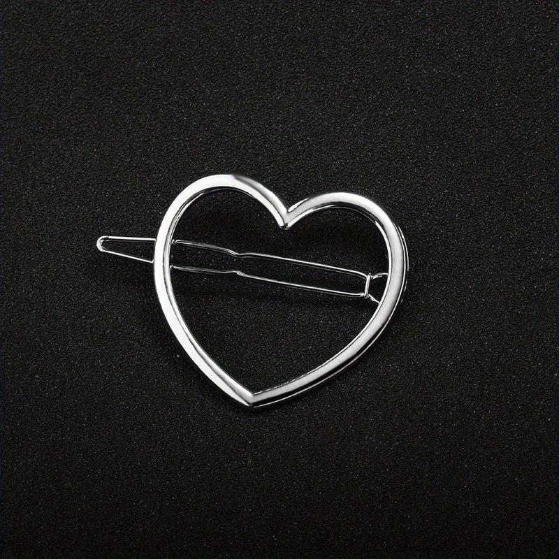 Heart Hair Clip For Side Hair Bangs Braids Girls Accessories