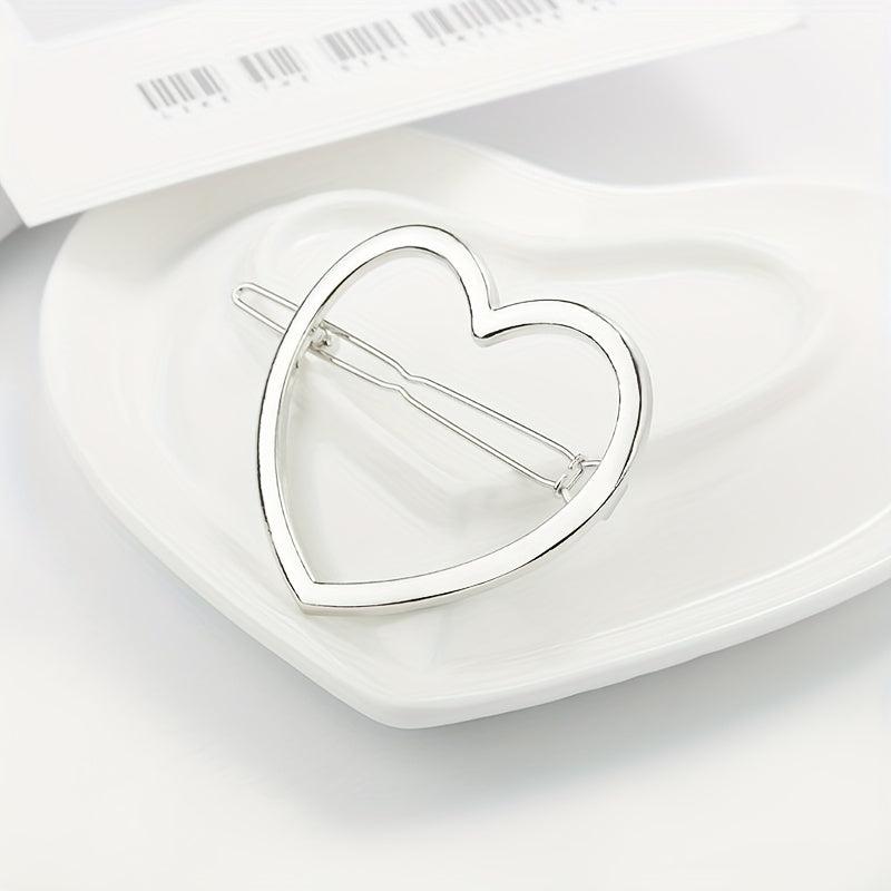 Heart Hair Clip For Side Hair Bangs Braids Girls Accessories