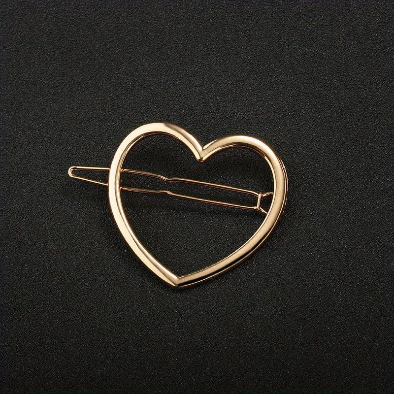 Heart Hair Clip For Side Hair Bangs Braids Girls Accessories