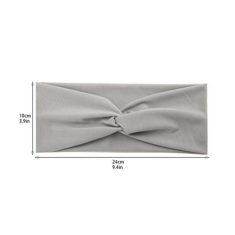 Solid Stretch Headband Cross Knot Hair Band Hair Accessories