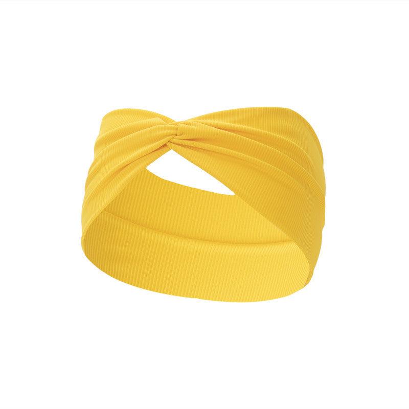 Solid Stretch Headband Cross Knot Hair Band Hair Accessories