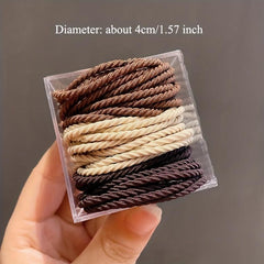 50pcs Minimalist Elastic Hair Band Ponytail Holder